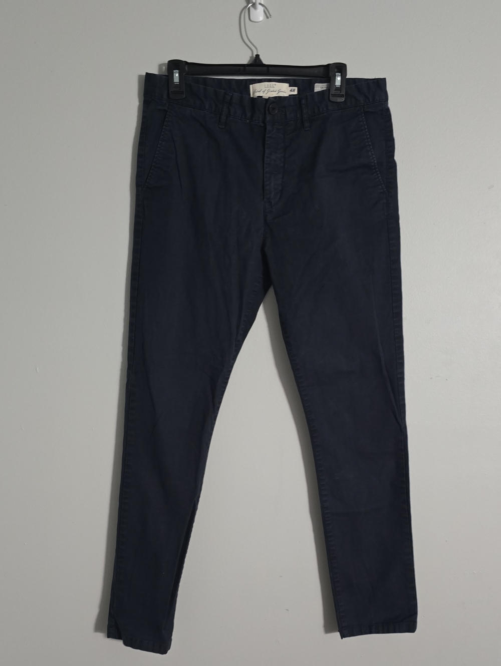 H&M Men's Dark Navy Slim Chinos